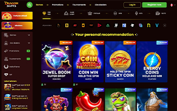 Dragonslots Homepage
